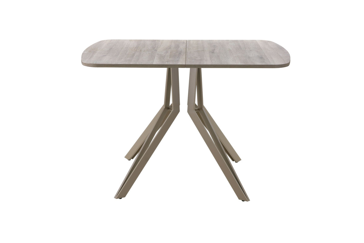 Обеденный стол AMC Elite (серии SLIM) / E21(1100) D2 (капучино/Дуб Уайт-Ривер песочно-бежевый)