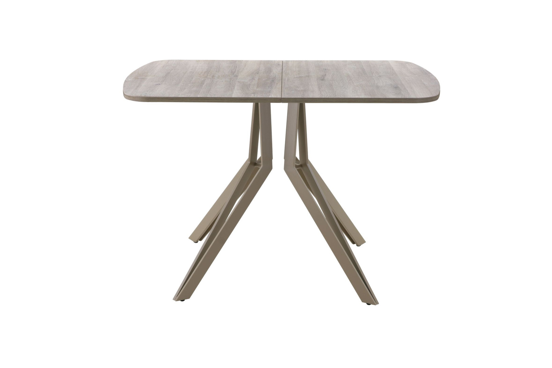 Обеденный стол AMC Elite (серии SLIM) / E21(1100) D2 (капучино/Дуб Уайт-Ривер песочно-бежевый)