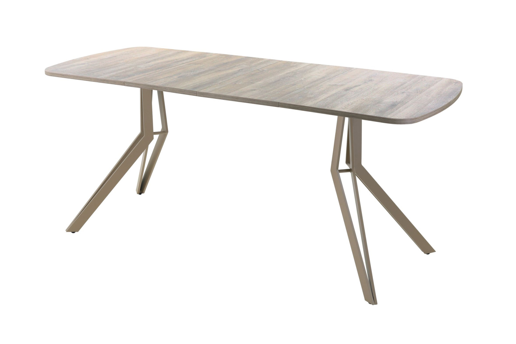 Обеденный стол AMC Elite (серии SLIM) / E21(1100) D2 (капучино/Дуб Уайт-Ривер песочно-бежевый)