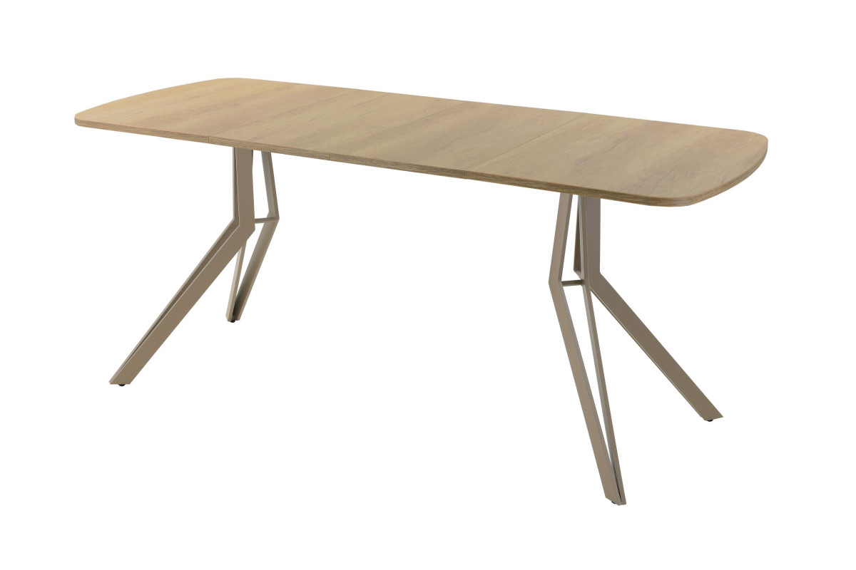 Обеденный стол AMC Elite (серии SLIM) / E21(1100) D2 (капучино/Дуб Небраска Натуральный)