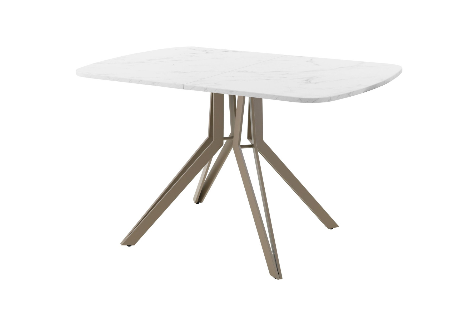 Обеденный стол AMC Elite (серии SLIM) / E21(1100) D2 (капучино/Мрамор Кристалл)