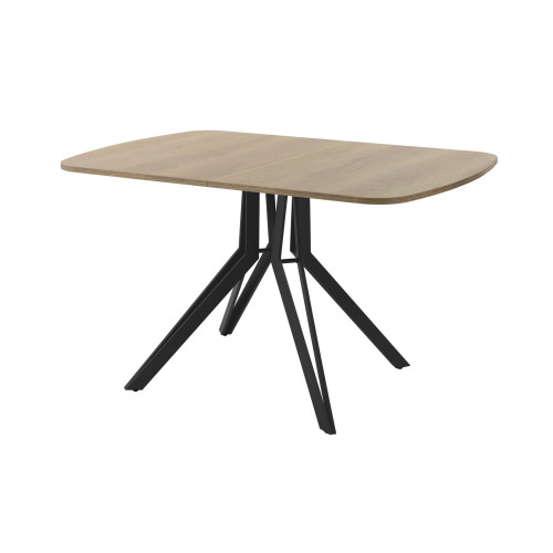 Обеденный стол AMC Elite (серии SLIM) / E21(1200) D2 (черный/Дуб Небраска Натуральный)