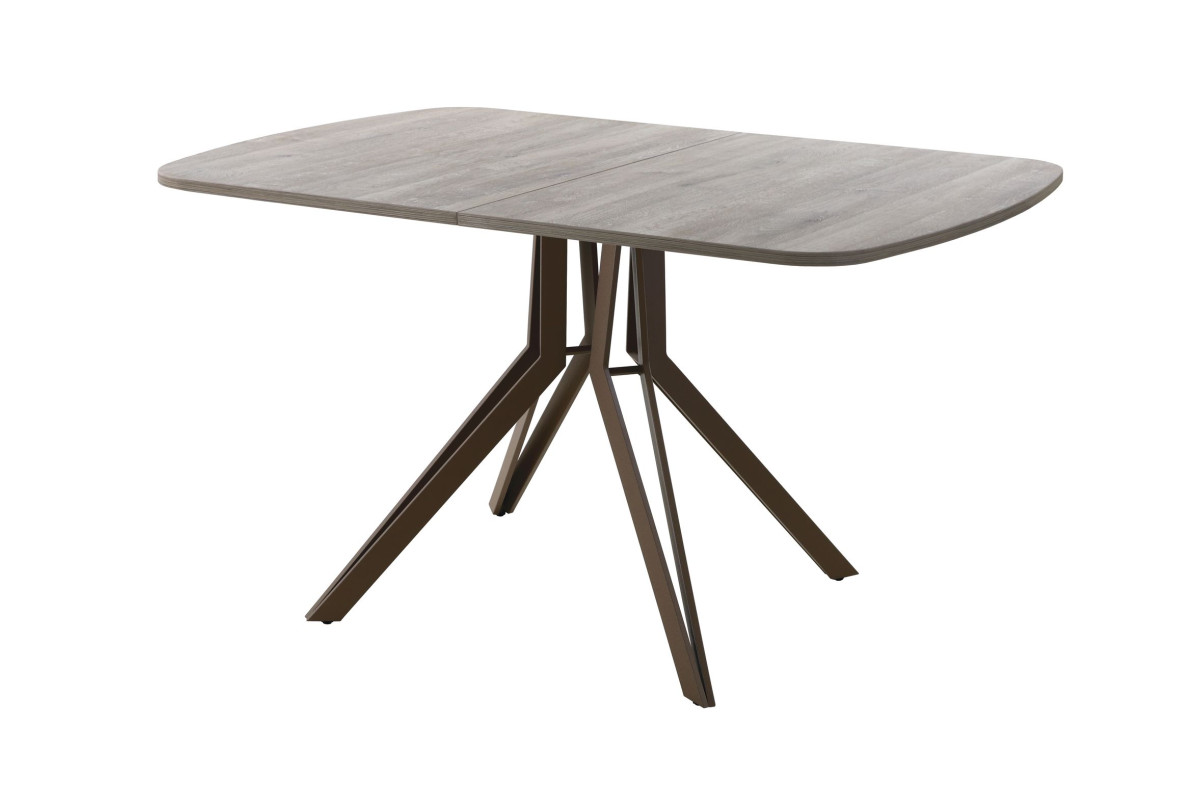 Обеденный стол AMC Elite (серии SLIM) / E21(1100) D2 (коричневый/Дуб Уайт-Ривер песочно-бежевый)