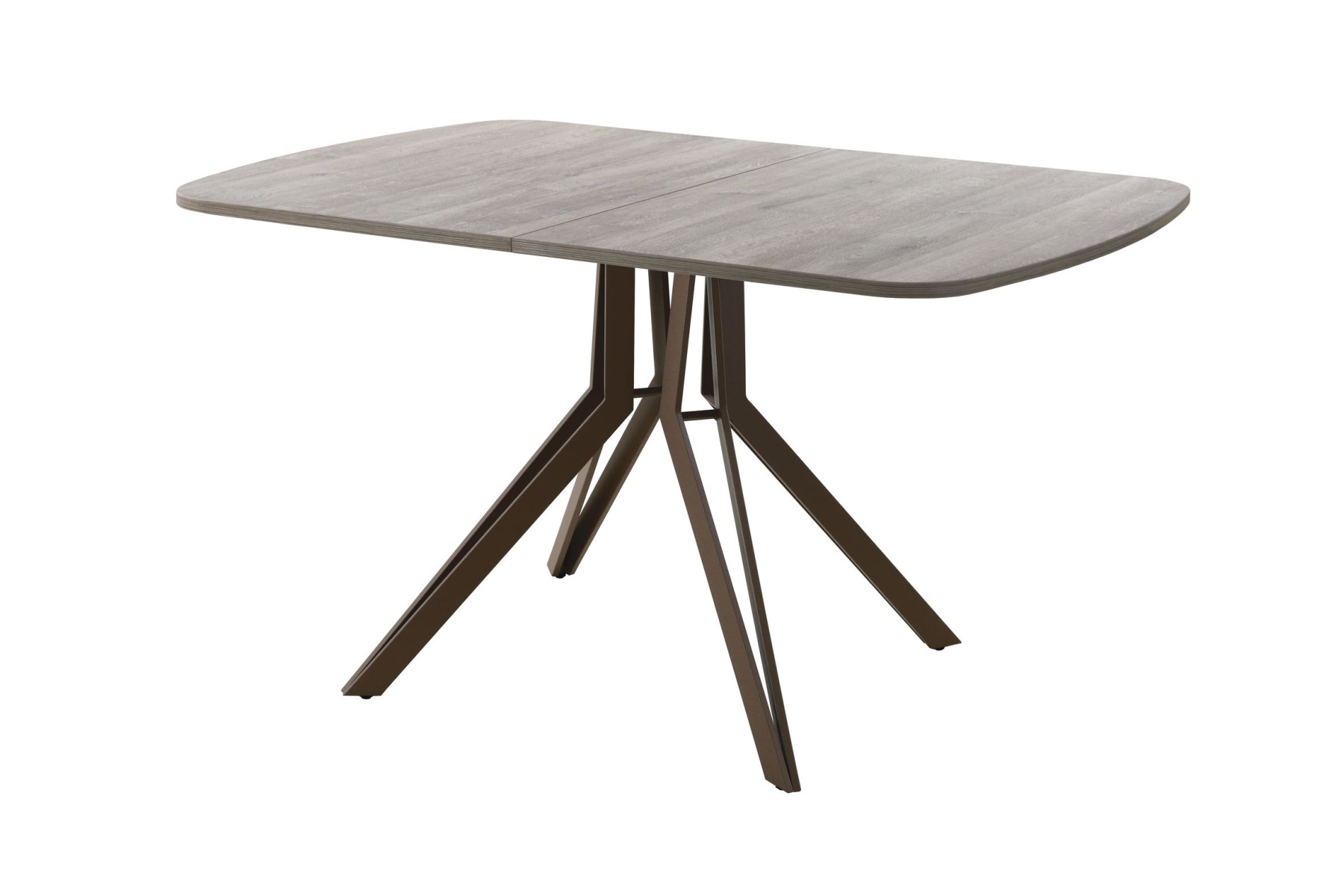 Обеденный стол AMC Elite (серии SLIM) / E21(1100) D2 (коричневый/Дуб Уайт-Ривер песочно-бежевый)