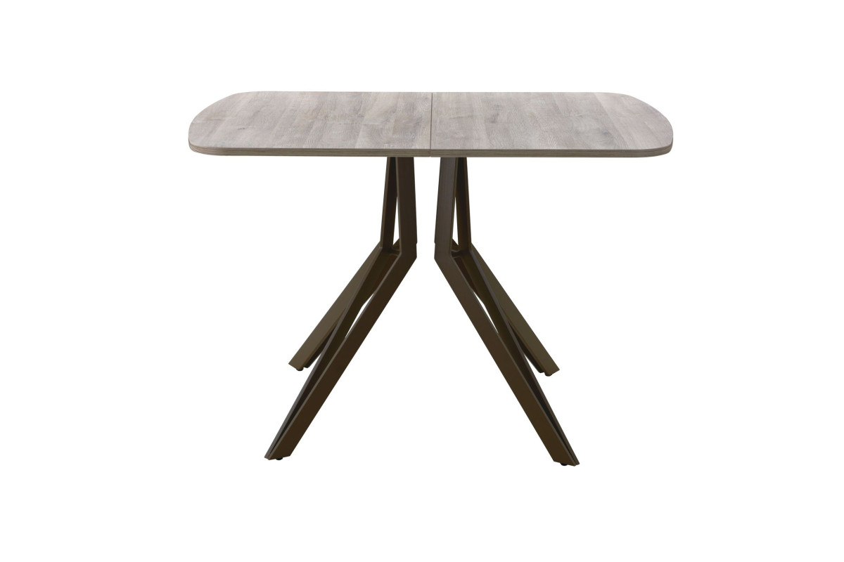 Обеденный стол AMC Elite (серии SLIM) / E21(1100) D2 (коричневый/Дуб Уайт-Ривер песочно-бежевый)