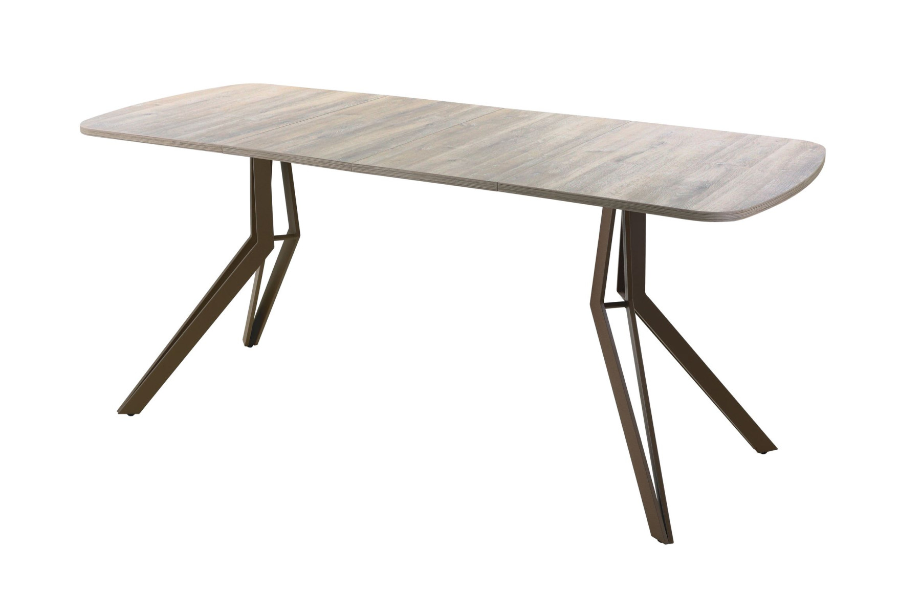 Обеденный стол AMC Elite (серии SLIM) / E21(1100) D2 (коричневый/Дуб Уайт-Ривер песочно-бежевый)