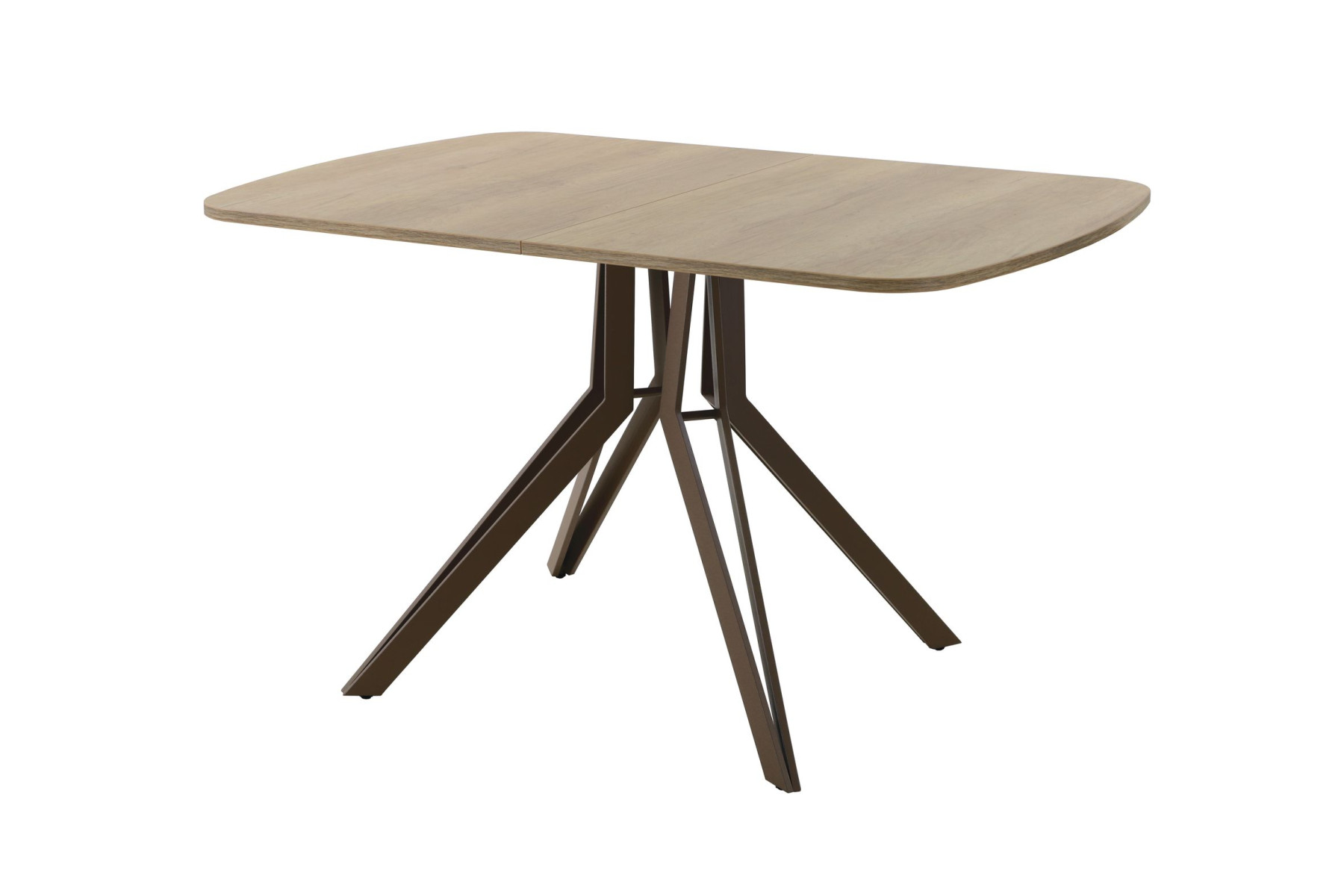 Обеденный стол AMC Elite (серии SLIM) / E21(1200) D2 (коричневый/Дуб Небраска Натуральный)