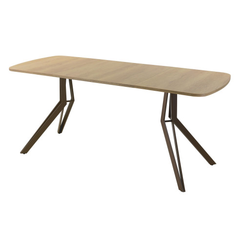 Обеденный стол AMC Elite (серии SLIM) / E21(1200) D2 (коричневый/Дуб Небраска Натуральный)
