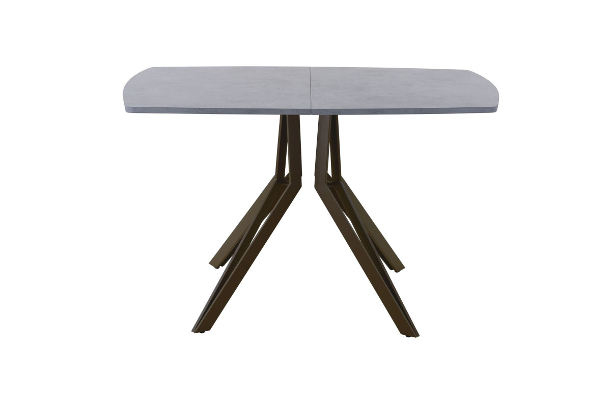 Обеденный стол AMC Elite (серии SLIM) / E21(1100) D2 (коричневый/Бетон Чикаго светло-серый)