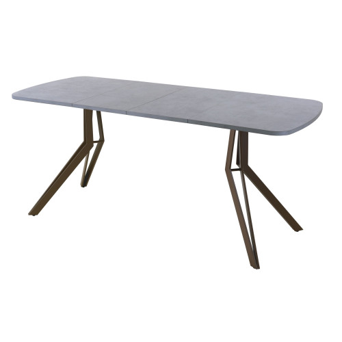 Обеденный стол AMC Elite (серии SLIM) / E21(1100) D2 (коричневый/Бетон Чикаго светло-серый)