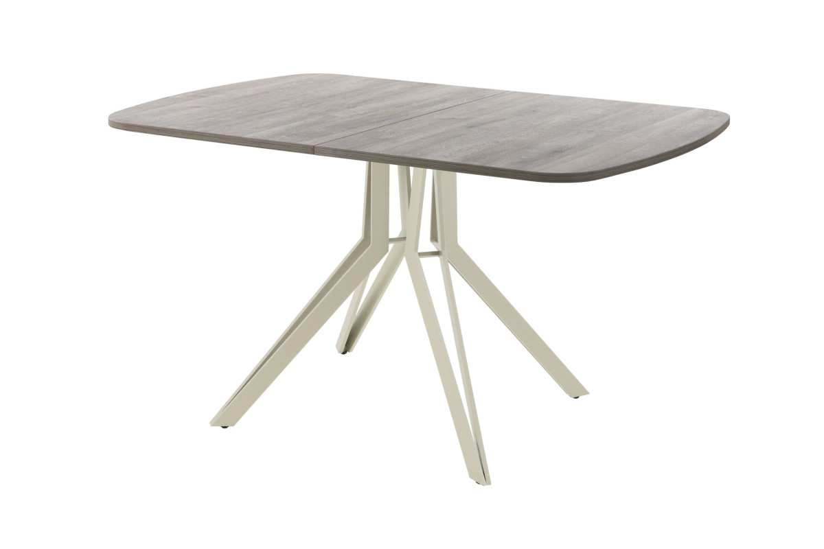 Обеденный стол AMC Elite (серии SLIM) / E21(1100) D2 (бежевый/Дуб Уайт-Ривер песочно-бежевый)