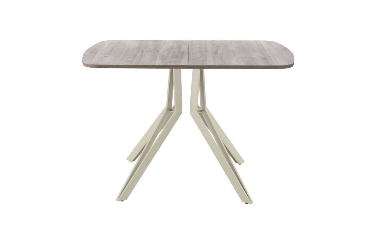 Обеденный стол AMC Elite (серии SLIM) / E21(1100) D2 (бежевый/Дуб Уайт-Ривер песочно-бежевый)