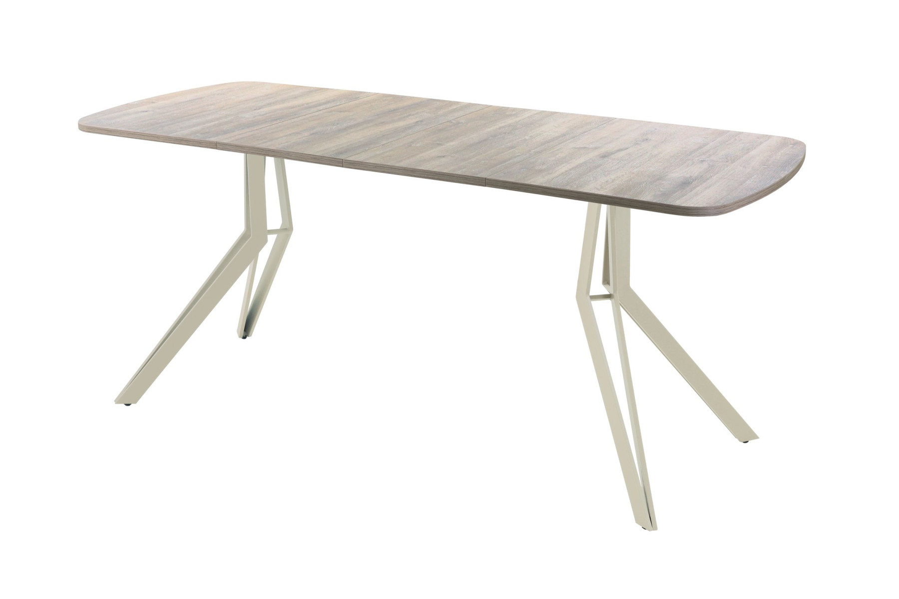 Обеденный стол AMC Elite (серии SLIM) / E21(1100) D2 (бежевый/Дуб Уайт-Ривер песочно-бежевый)