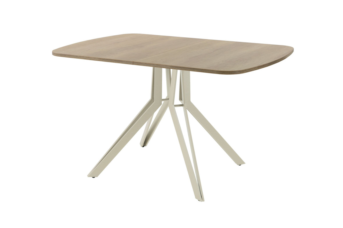 Обеденный стол AMC Elite (серии SLIM) / E21(1100) D2 (бежевый/Дуб Небраска Натуральный)