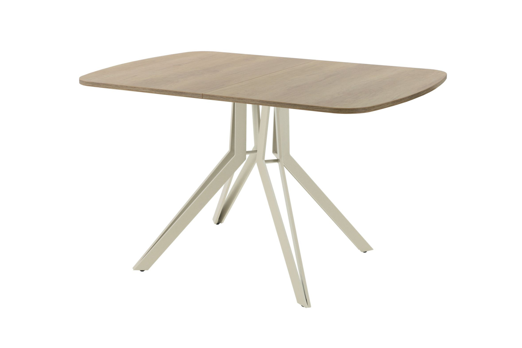 Обеденный стол AMC Elite (серии SLIM) / E21(1100) D2 (бежевый/Дуб Небраска Натуральный)