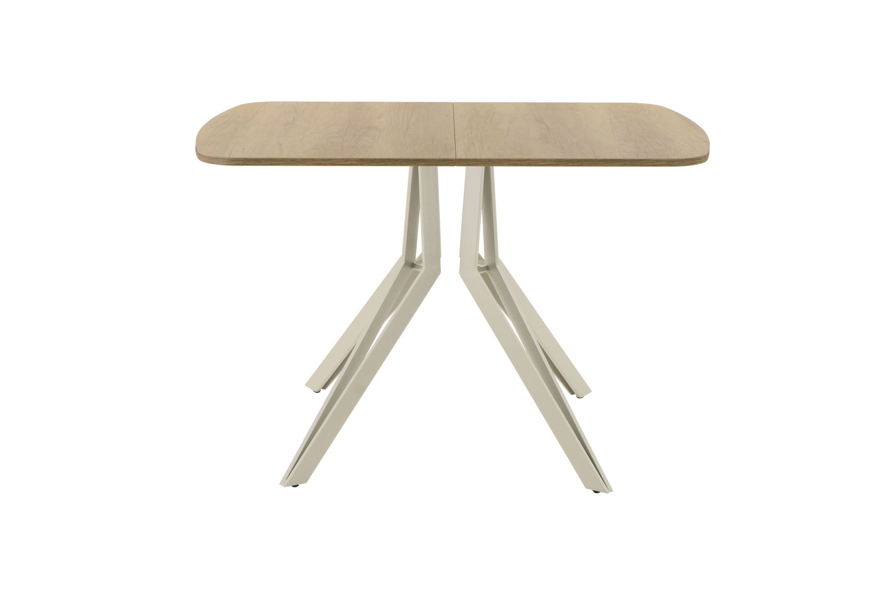 Обеденный стол AMC Elite (серии SLIM) / E21(1100) D2 (бежевый/Дуб Небраска Натуральный)