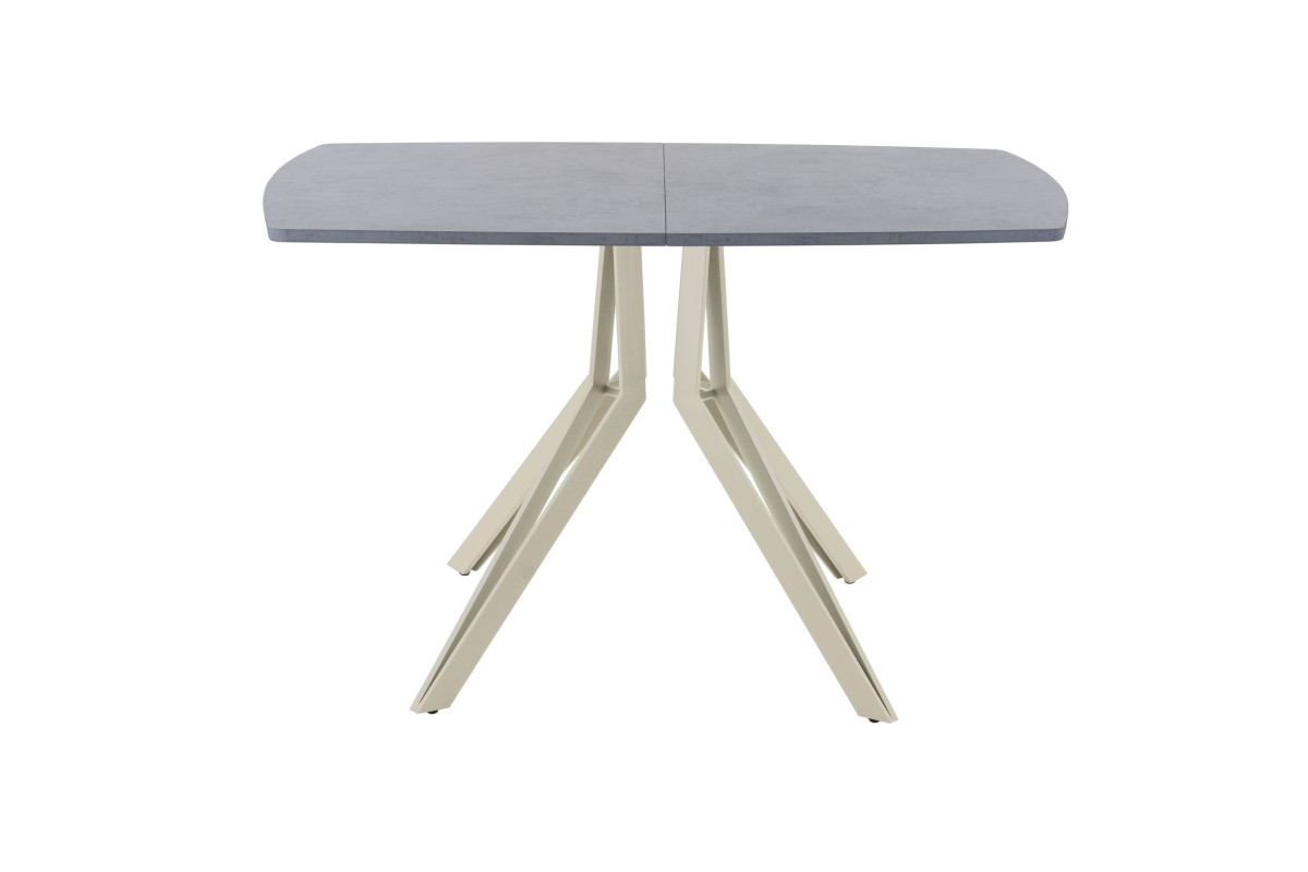 Обеденный стол AMC Elite (серии SLIM) / E21(1200) D2 (бежевый/Бетон Чикаго светло-серый)