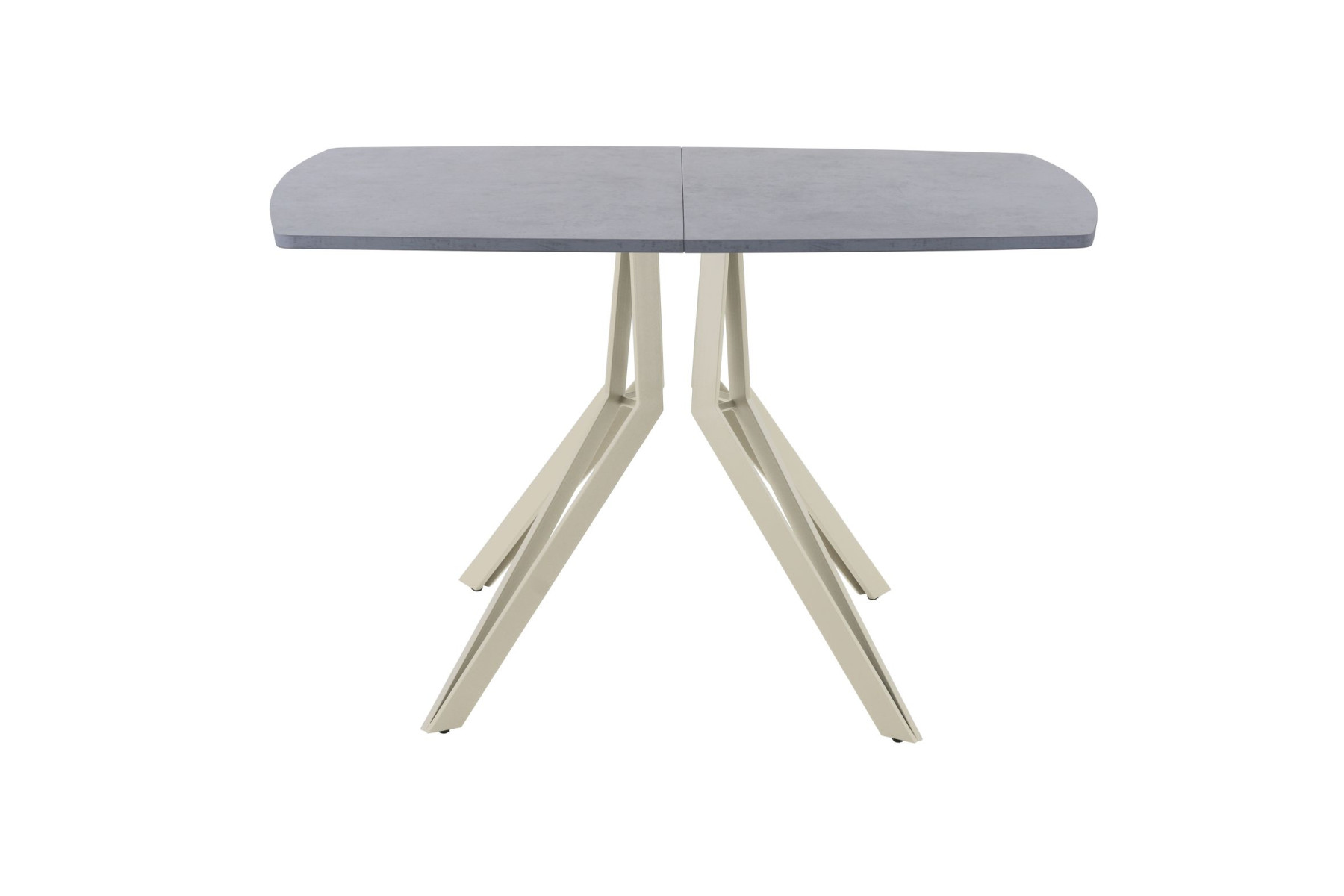 Обеденный стол AMC Elite (серии SLIM) / E21(1200) D2 (бежевый/Бетон Чикаго светло-серый)