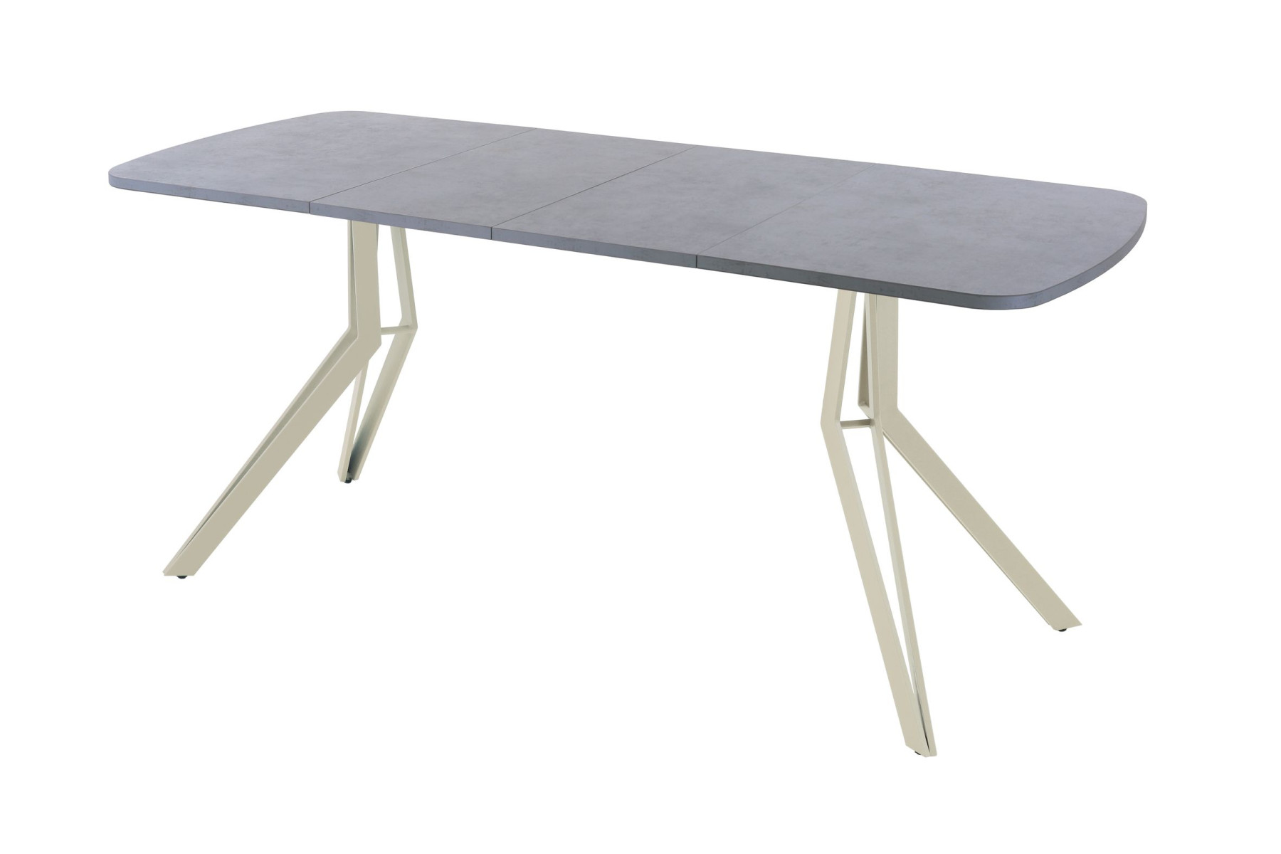 Обеденный стол AMC Elite (серии SLIM) / E21(1200) D2 (бежевый/Бетон Чикаго светло-серый)