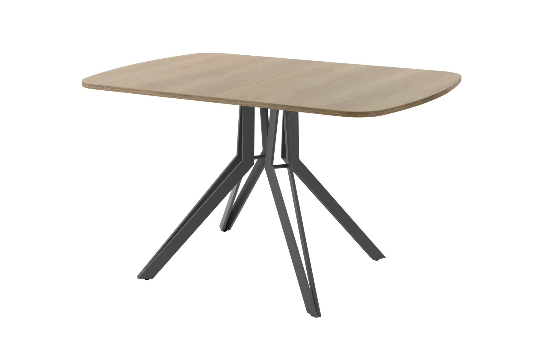 Обеденный стол AMC Elite (серии SLIM) / E21(1200) D2 (графит/Дуб Небраска Натуральный)