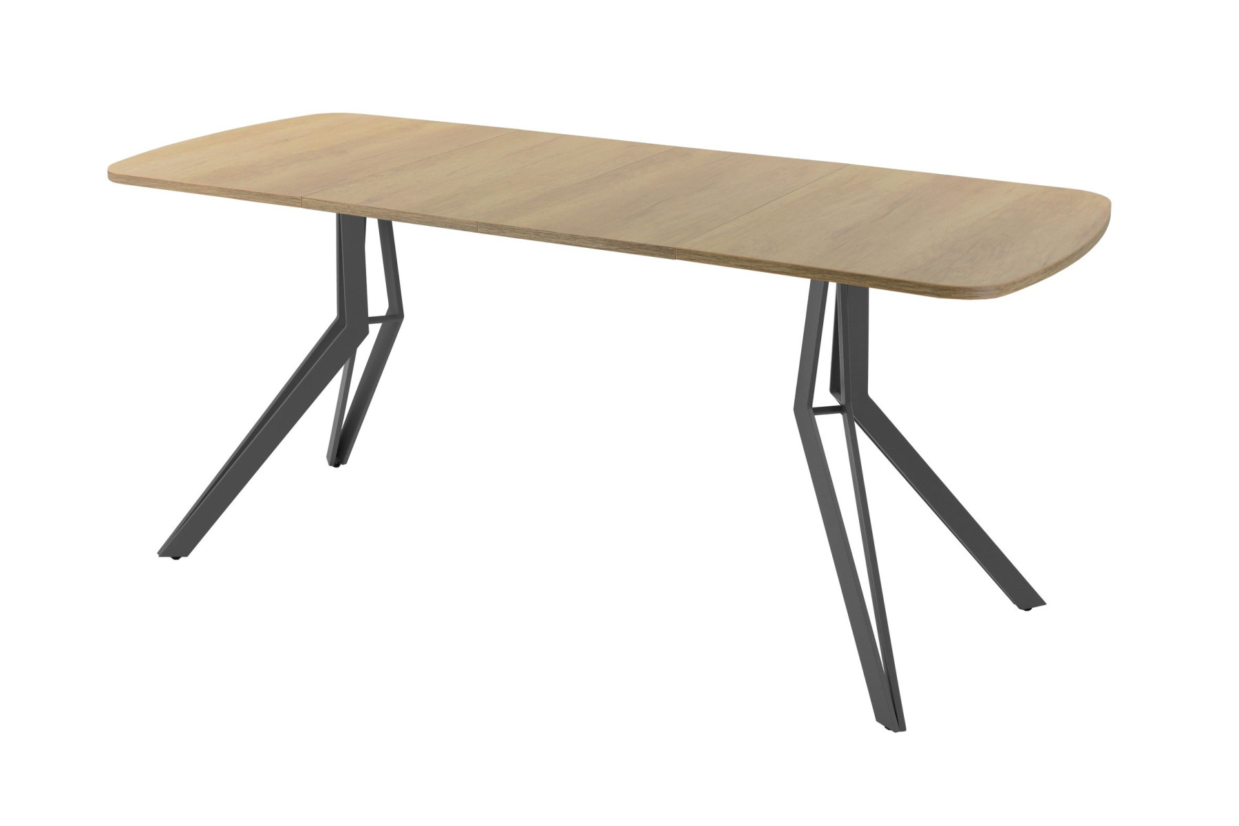 Обеденный стол AMC Elite (серии SLIM) / E21(1200) D2 (графит/Дуб Небраска Натуральный)