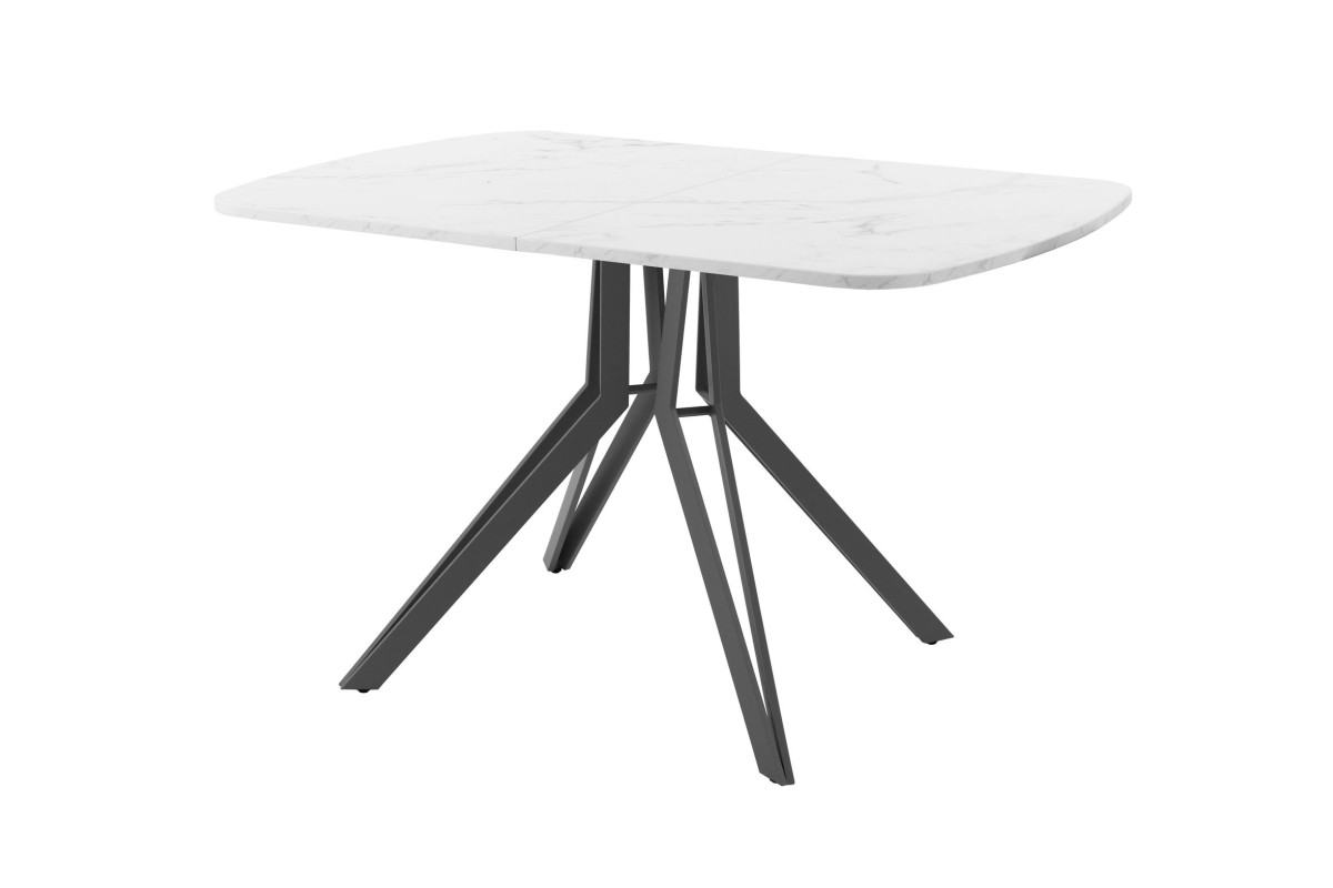 Обеденный стол AMC Elite (серии SLIM) / E21(1100) D2 (графит/Мрамор Кристалл)