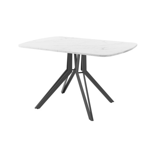 Обеденный стол AMC Elite (серии SLIM) / E21(1200) D2 (графит/Мрамор Кристалл)