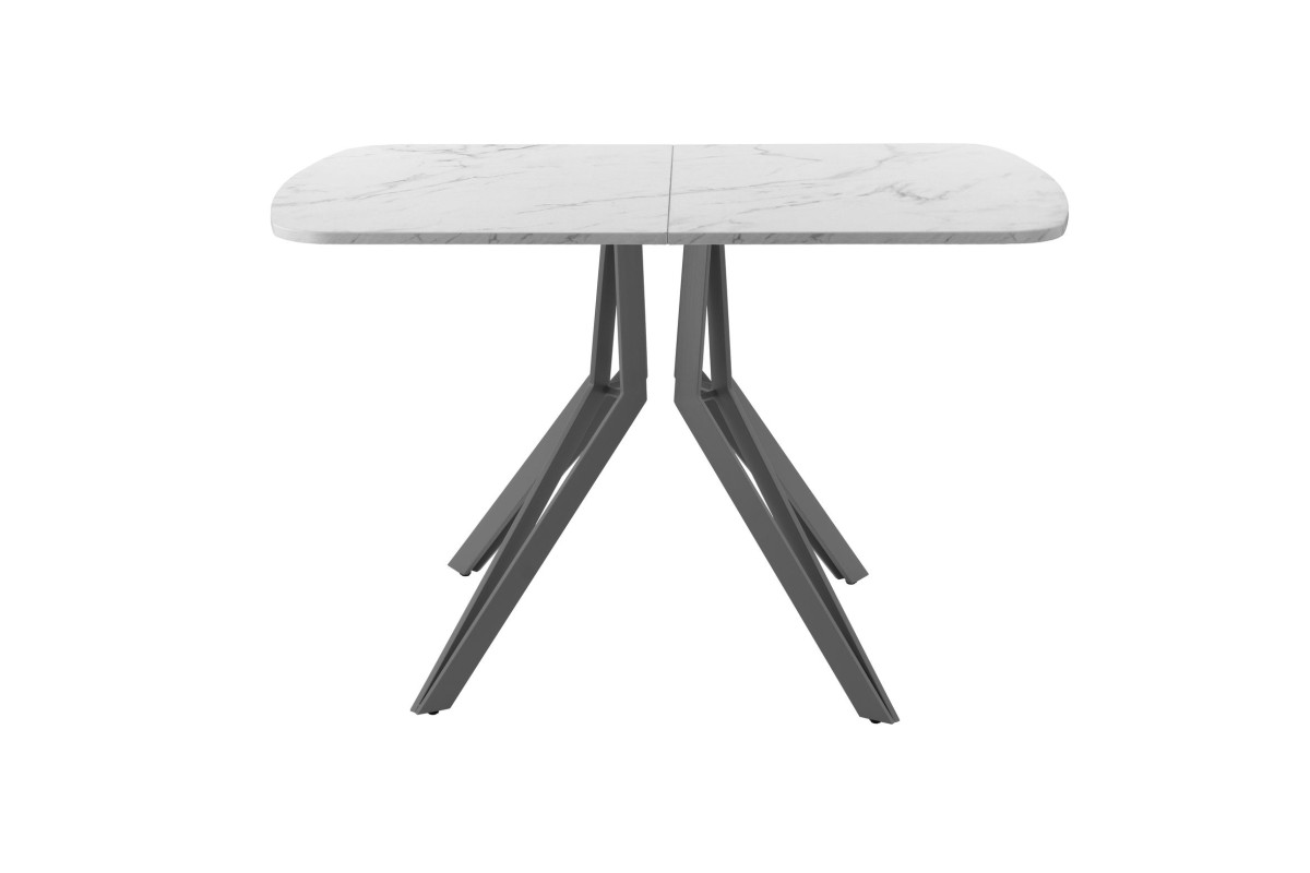 Обеденный стол AMC Elite (серии SLIM) / E21(1100) D2 (графит/Мрамор Кристалл)
