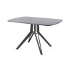 Обеденный стол AMC Elite (серии SLIM) / E21(1100) D2 (графит/Бетон Чикаго светло-серый)