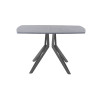 Обеденный стол AMC Elite (серии SLIM) / E21(1100) D2 (графит/Бетон Чикаго светло-серый)