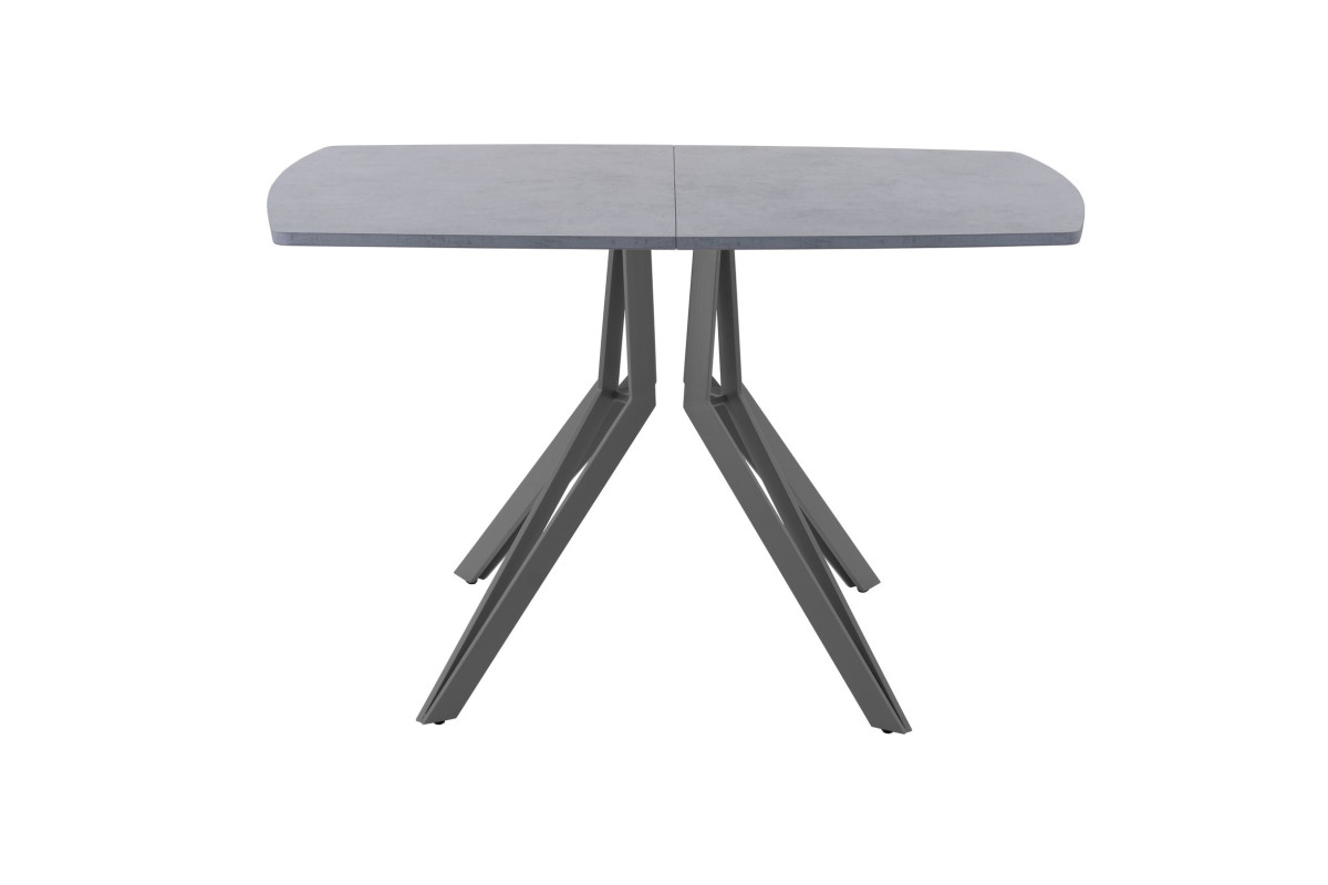 Обеденный стол AMC Elite (серии SLIM) / E21(1100) D2 (графит/Бетон Чикаго светло-серый)