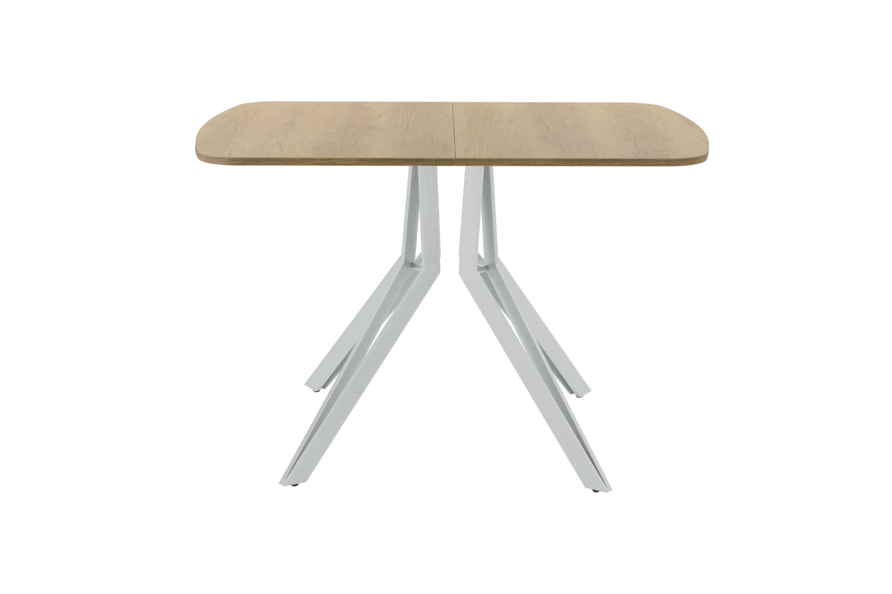 Обеденный стол AMC Elite (серии SLIM) / E21(1200) D2 (серебро/Дуб Небраска Натуральный)