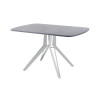 Обеденный стол AMC Elite (серии SLIM) / E21(1200) D2 (серебро/Бетон Чикаго светло-серый)