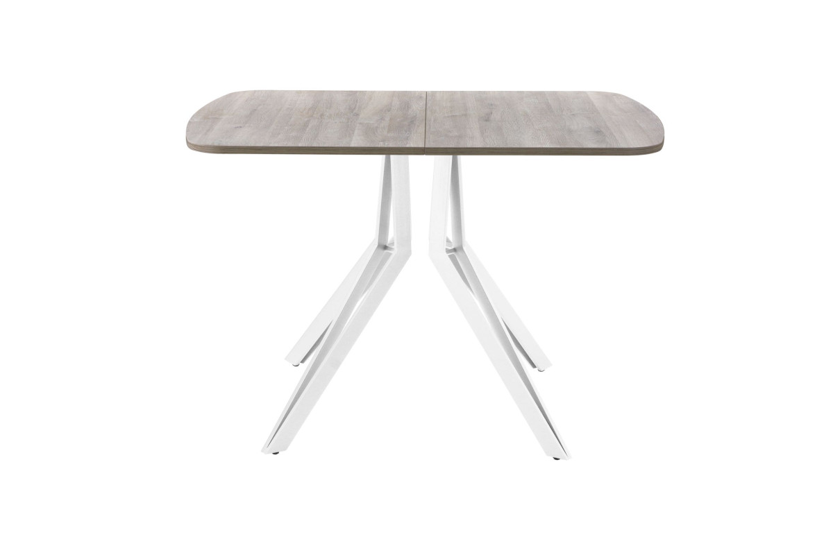 Обеденный стол AMC Elite (серии SLIM) / E21(1200) D2 (белый/Дуб Уайт-Ривер песочно-бежевый)