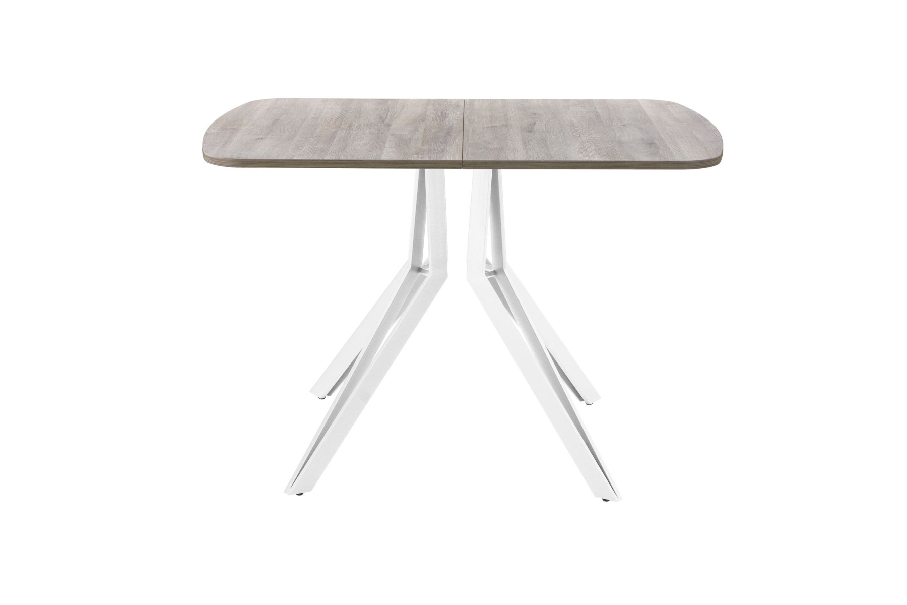 Обеденный стол AMC Elite (серии SLIM) / E21(1200) D2 (белый/Дуб Уайт-Ривер песочно-бежевый)