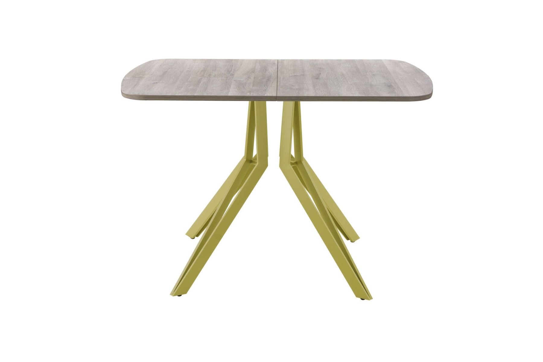 Обеденный стол AMC Elite (серии SLIM) / E21(1200) D2 (золото/Дуб Уайт-Ривер песочно-бежевый)