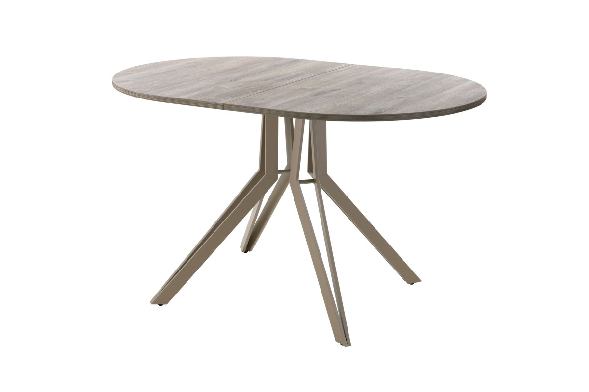 Обеденный стол AMC Elite (серии SLIM) / E21(1200) D3 (капучино/Дуб Уайт-Ривер песочно-бежевый)