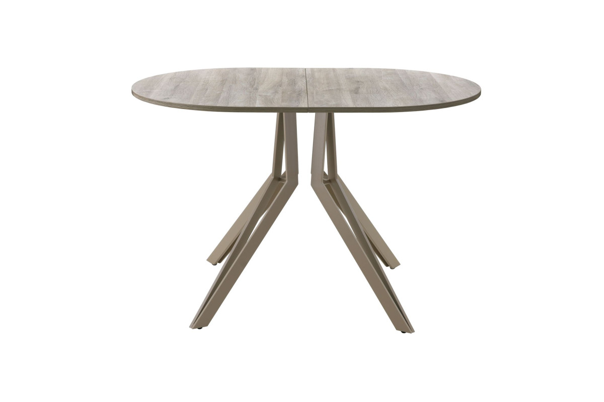 Обеденный стол AMC Elite (серии SLIM) / E21(1200) D3 (капучино/Дуб Уайт-Ривер песочно-бежевый)