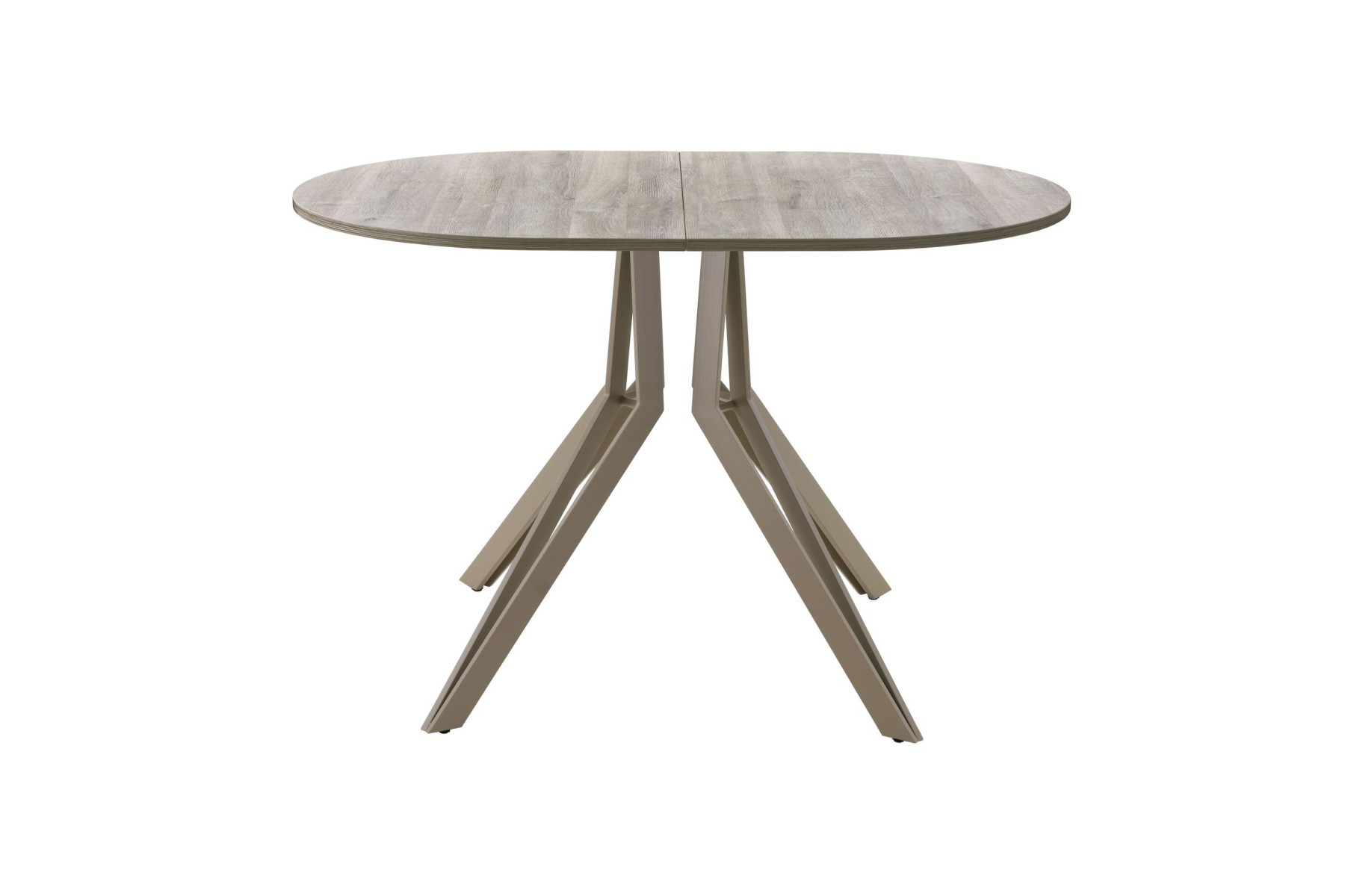 Обеденный стол AMC Elite (серии SLIM) / E21(1200) D3 (капучино/Дуб Уайт-Ривер песочно-бежевый)