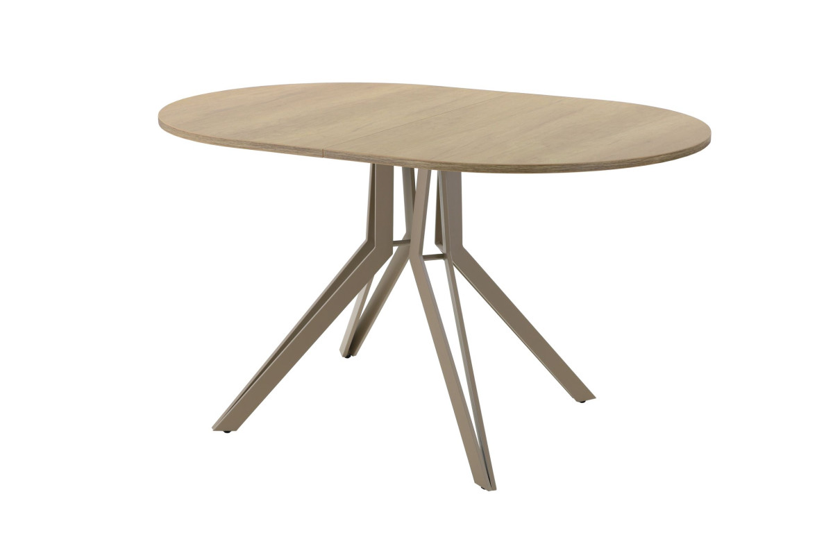 Обеденный стол AMC Elite (серии SLIM) / E21(1100) D3 (капучино/Дуб Небраска Натуральный)