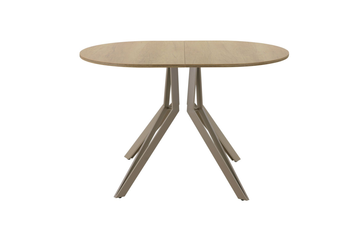 Обеденный стол AMC Elite (серии SLIM) / E21(1100) D3 (капучино/Дуб Небраска Натуральный)