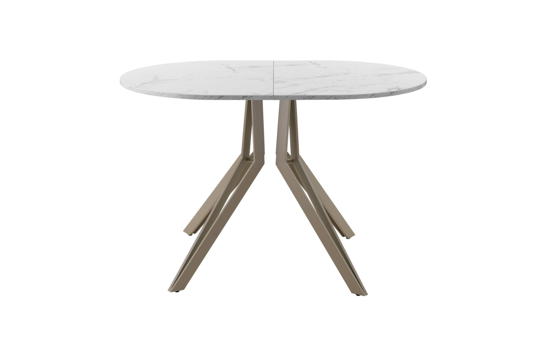 Обеденный стол AMC Elite (серии SLIM) / E21(1100) D3 (капучино/Мрамор Кристалл)