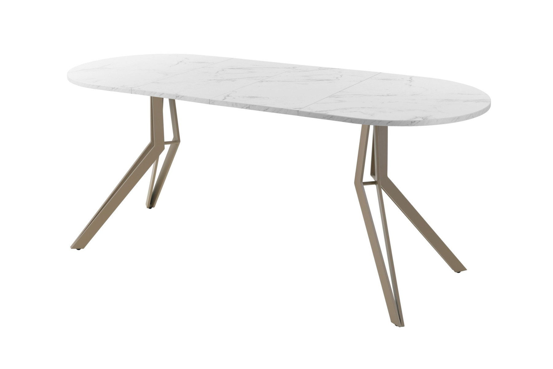 Обеденный стол AMC Elite (серии SLIM) / E21(1100) D3 (капучино/Мрамор Кристалл)