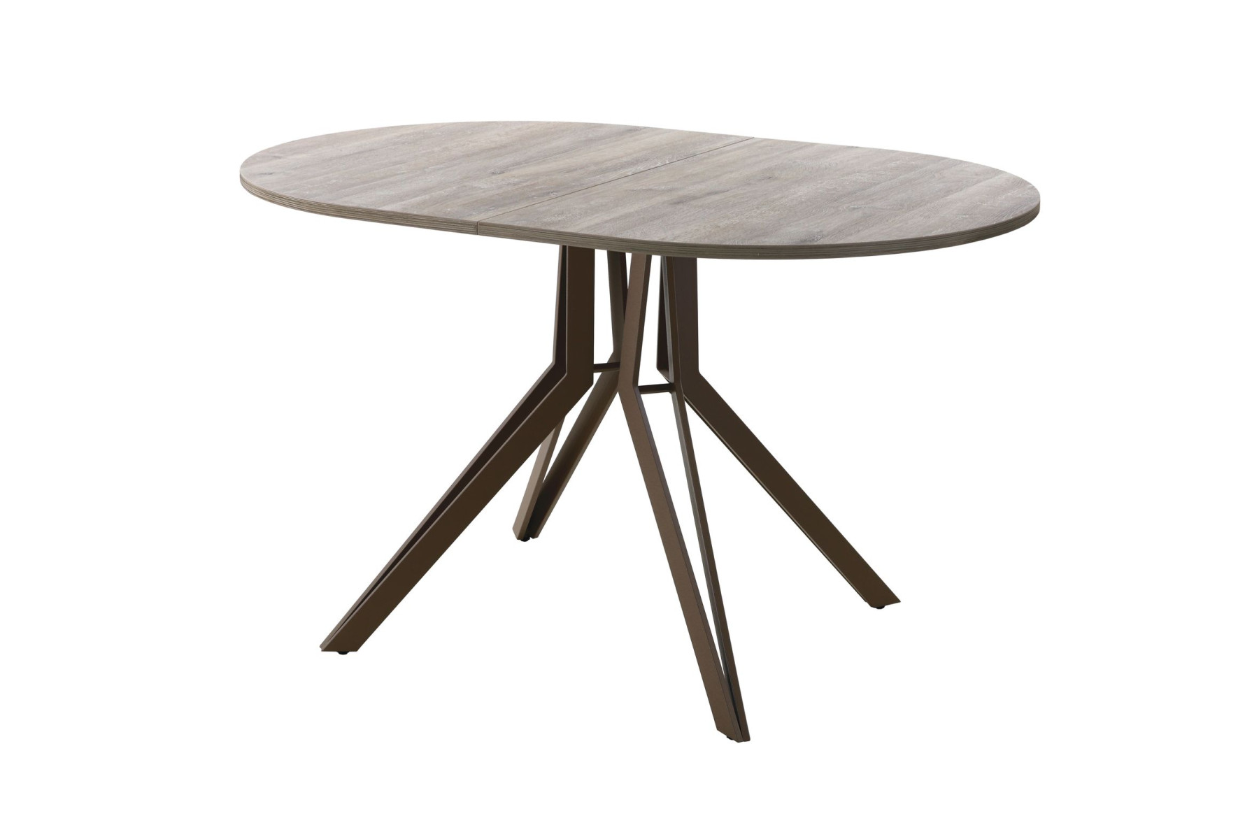 Обеденный стол AMC Elite (серии SLIM) / E21(1100) D3 (коричневый/Дуб Уайт-Ривер песочно-бежевый)