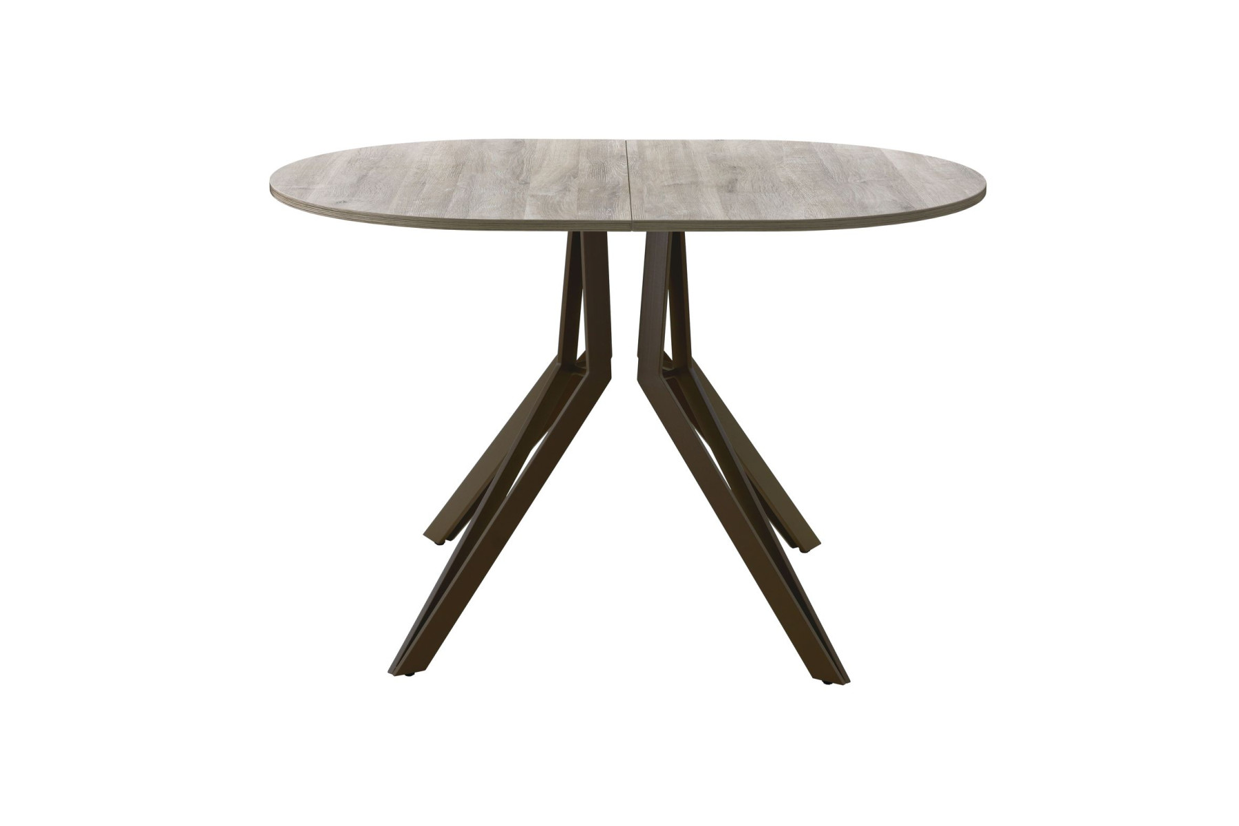 Обеденный стол AMC Elite (серии SLIM) / E21(1100) D3 (коричневый/Дуб Уайт-Ривер песочно-бежевый)