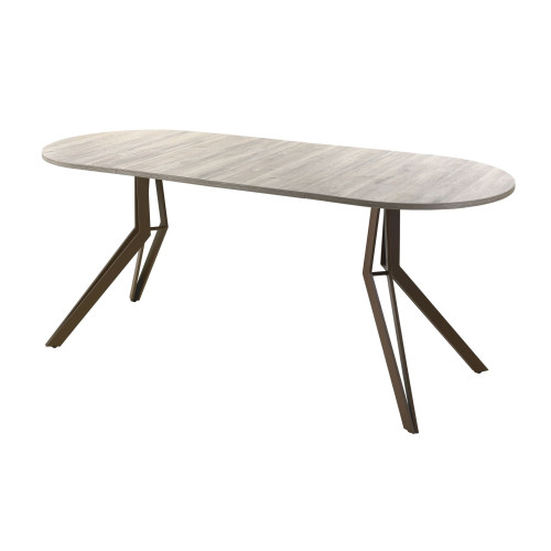 Обеденный стол AMC Elite (серии SLIM) / E21(1200) D3 (коричневый/Дуб Уайт-Ривер песочно-бежевый)