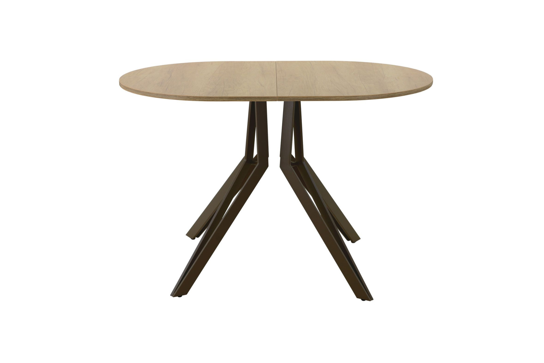 Обеденный стол AMC Elite (серии SLIM) / E21(1200) D3 (коричневый/Дуб Небраска Натуральный)