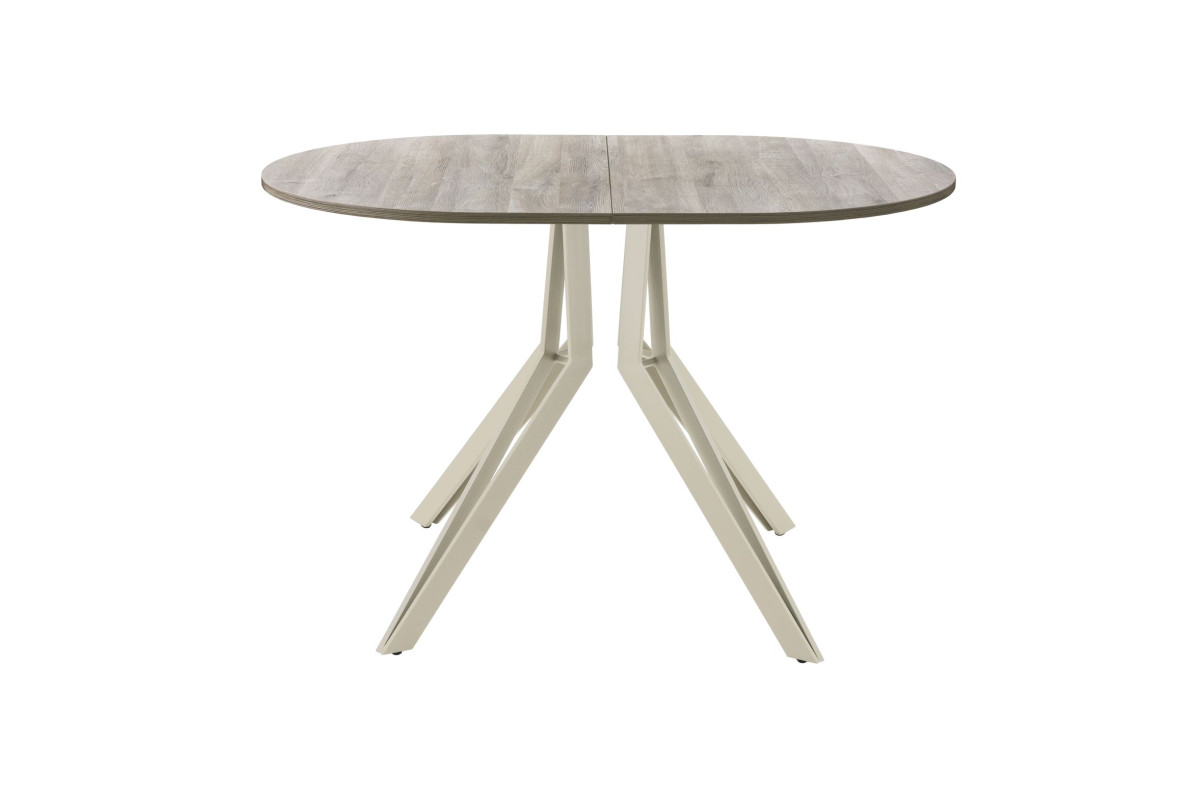 Обеденный стол AMC Elite (серии SLIM) / E21(1200) D3 (бежевый/Дуб Уайт-Ривер песочно-бежевый)