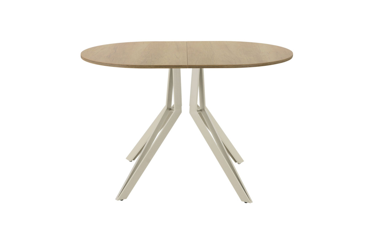 Обеденный стол AMC Elite (серии SLIM) / E21(1200) D3 (бежевый/Дуб Небраска Натуральный)