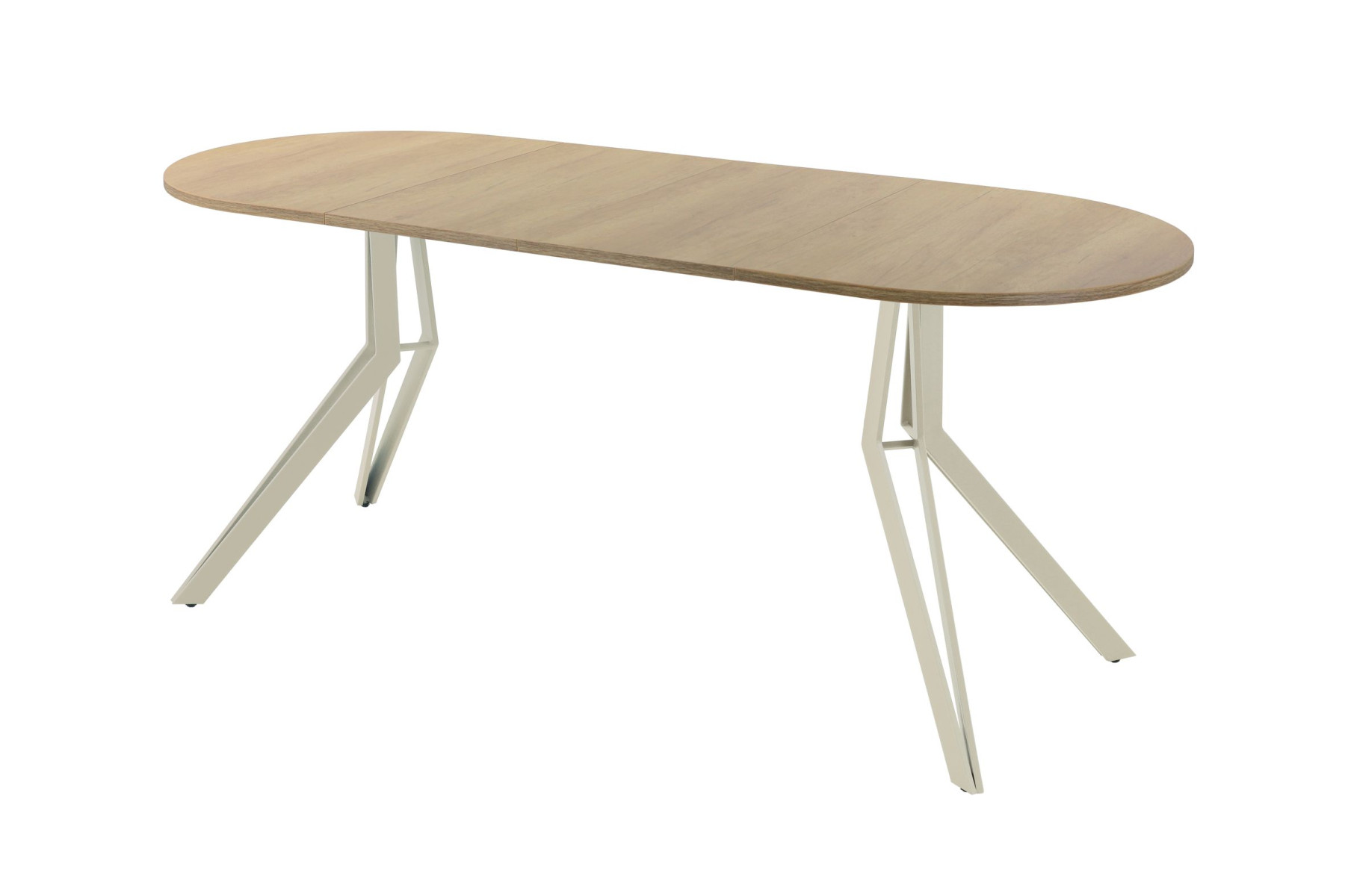 Обеденный стол AMC Elite (серии SLIM) / E21(1200) D3 (бежевый/Дуб Небраска Натуральный)